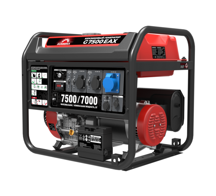 Бензиновый генератор SUNREKA G7500EAX