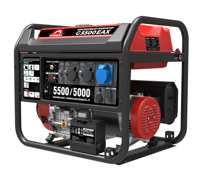 Бензиновый генератор SUNREKA G5500EAX