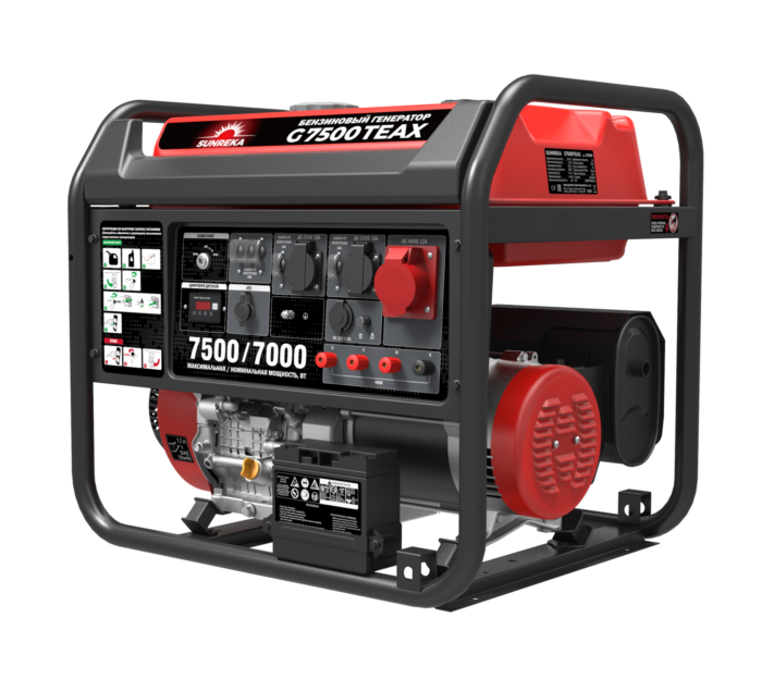 Бензиновый генератор SUNREKA G7500TEAX