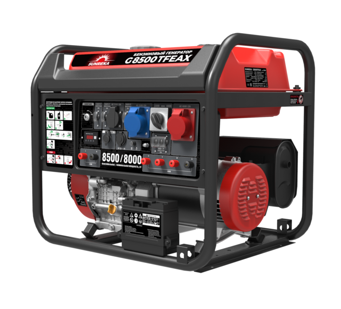 Бензиновый генератор SUNREKA G8500TFEAX